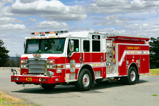 Fairfax County Fire & Rescue apparatus fire engines fire trucks Tysons Corner Engine 440